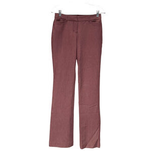 Express Purple Polka Dot Bootcut Pants
